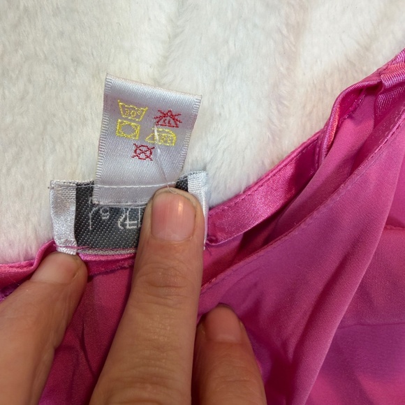 La Senza Nightie Womens Size Small Pink Semi Sheer Coquette Sexy Short Boudoir - Picture 3 of 7